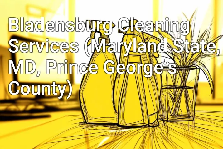 Bladensburg Cleaning Services (Maryland State, MD, Prince George’s County)