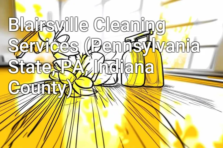 Blairsville Cleaning Services (Pennsylvania State, PA, Indiana County)
