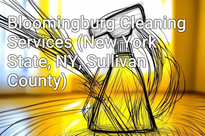 Bloomingburg Cleaning Services (New York State, NY, Sullivan County)