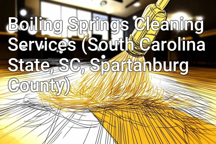 Boiling Springs Cleaning Services (South Carolina State, SC, Spartanburg County)