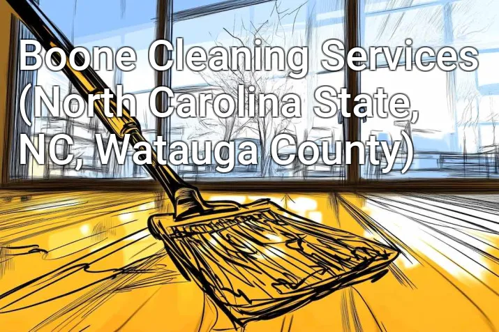 Boone Cleaning Services (North Carolina State, NC, Watauga County)