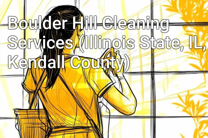 Boulder Hill Cleaning Services (Illinois State, IL, Kendall County)