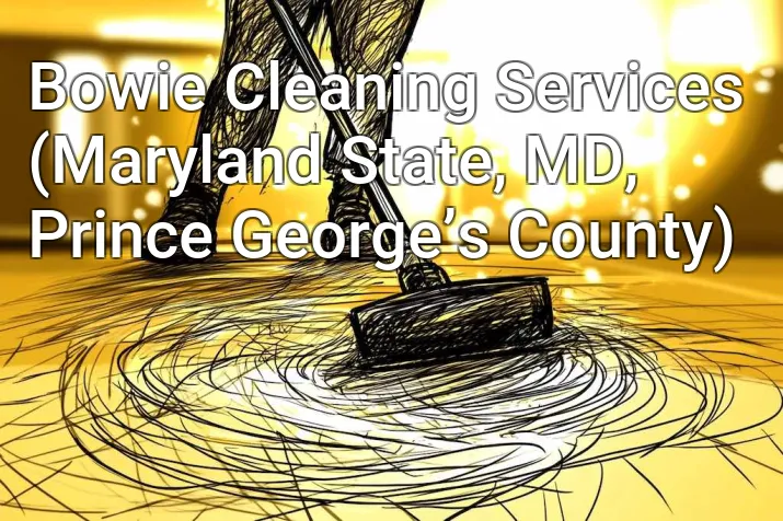Bowie Cleaning Services (Maryland State, MD, Prince George’s County)
