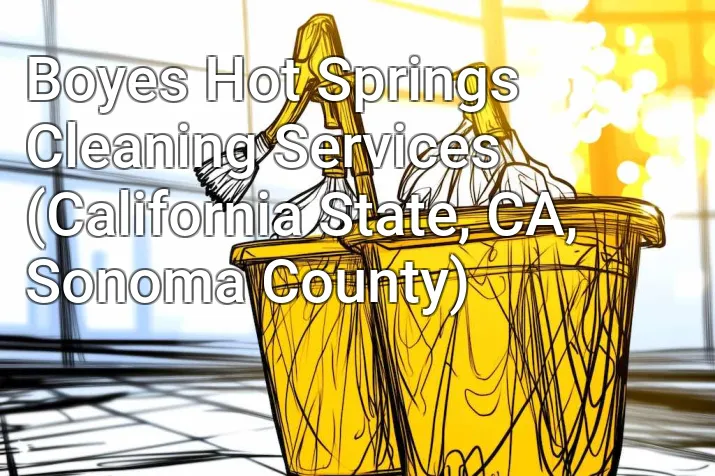 Boyes Hot Springs Cleaning Services (California State, CA, Sonoma County)