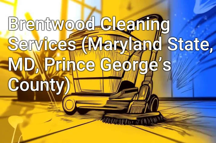 Brentwood Cleaning Services (Maryland State, MD, Prince George’s County)