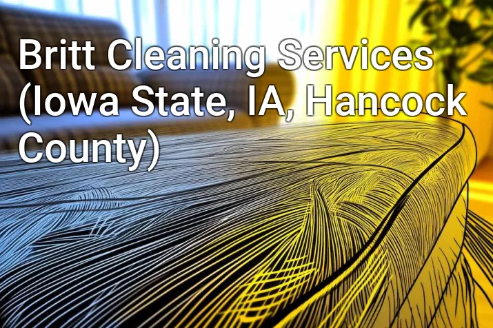 Britt Cleaning Services (Iowa State, IA, Hancock County)