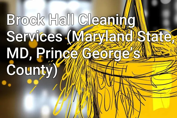Brock Hall Cleaning Services (Maryland State, MD, Prince George’s County)