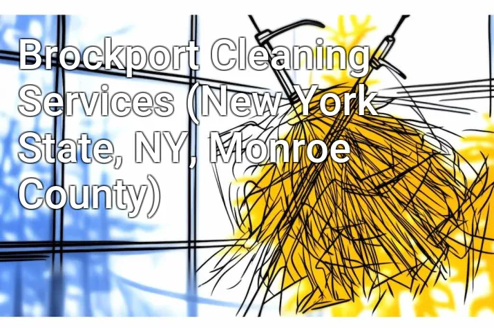 Brockport Cleaning Services (New York State, NY, Monroe County)