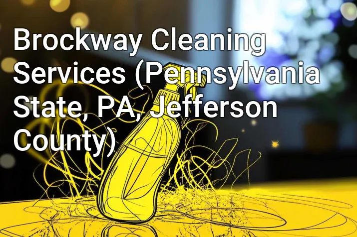 Brockway Cleaning Services (Pennsylvania State, PA, Jefferson County)
