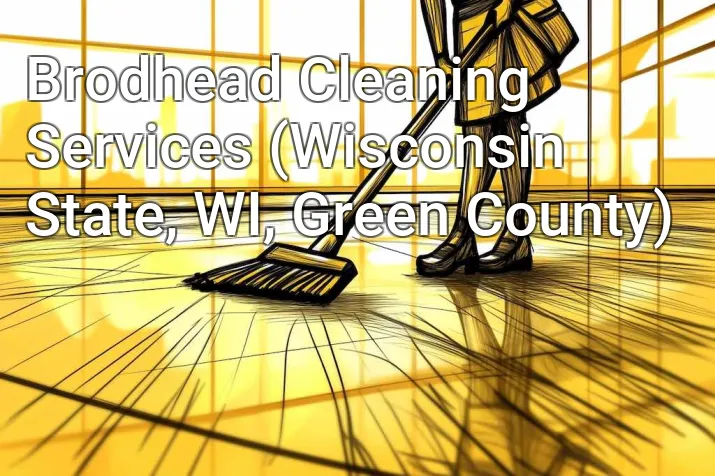 Brodhead Cleaning Services (Wisconsin State, WI, Green County)