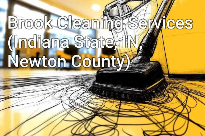 Brook Cleaning Services (Indiana State, IN, Newton County)