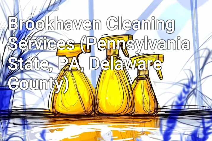 Brookhaven Cleaning Services (Pennsylvania State, PA, Delaware County)