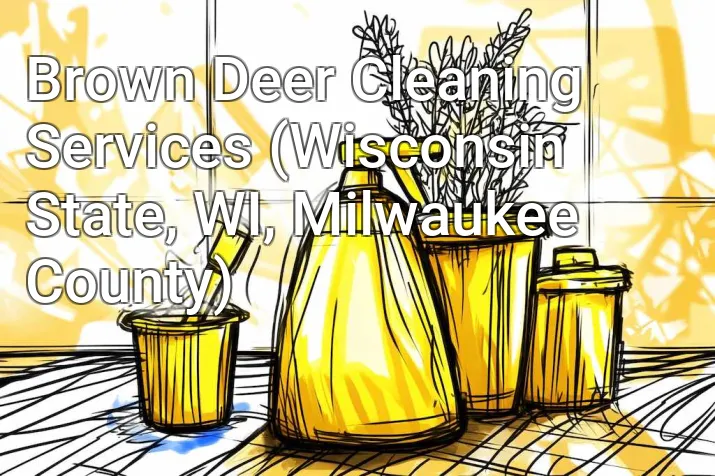 Brown Deer Cleaning Services (Wisconsin State, WI, Milwaukee County)