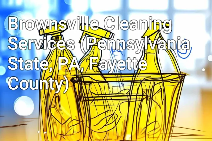 Brownsville Cleaning Services (Pennsylvania State, PA, Fayette County)