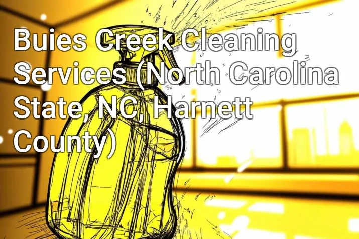 Buies Creek Cleaning Services (North Carolina State, NC, Harnett County)
