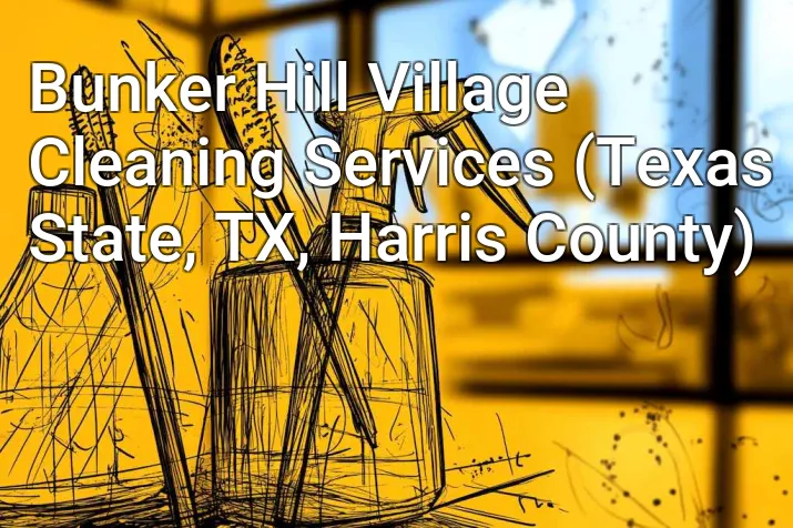 Bunker Hill Village Cleaning Services (Texas State, TX, Harris County)