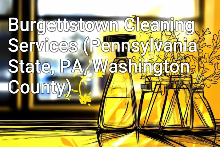Burgettstown Cleaning Services (Pennsylvania State, PA, Washington County)
