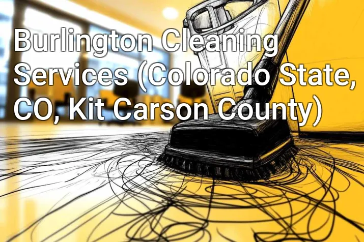 Burlington Cleaning Services (Colorado State, CO, Kit Carson County)