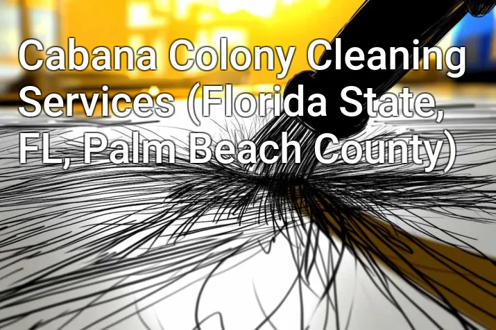 Cabana Colony Cleaning Services (Florida State, FL, Palm Beach County)
