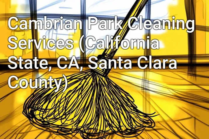 Cambrian Park Cleaning Services (California State, CA, Santa Clara County)