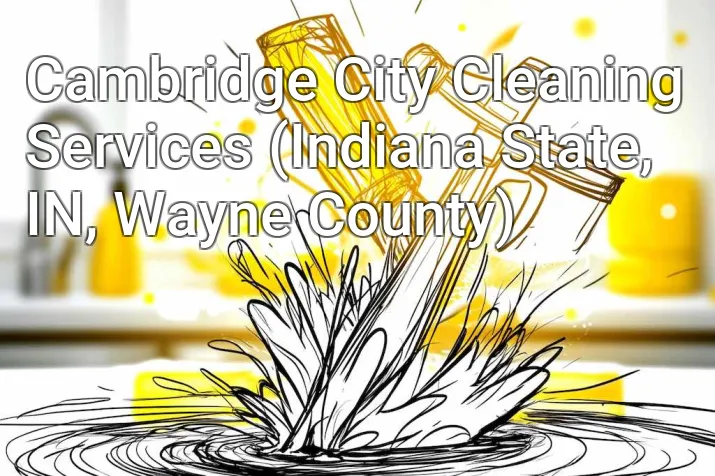Cambridge City Cleaning Services (Indiana State, IN, Wayne County)