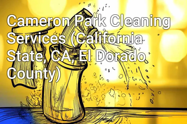 Cameron Park Cleaning Services (California State, CA, El Dorado County)