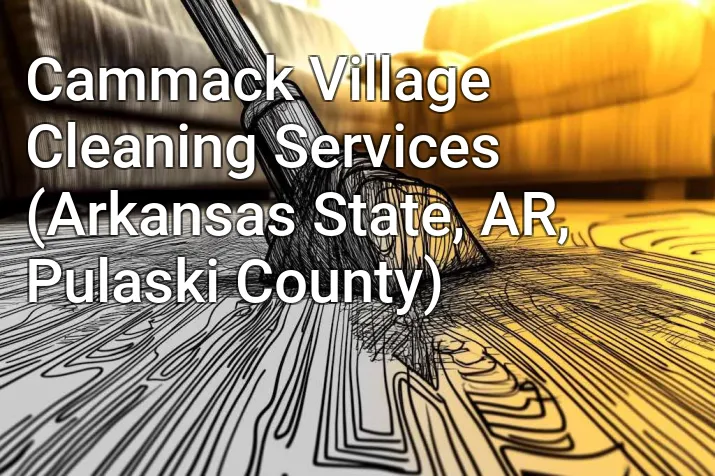Cammack Village Cleaning Services (Arkansas State, AR, Pulaski County)