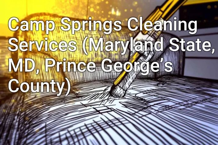 Camp Springs Cleaning Services (Maryland State, MD, Prince George’s County)