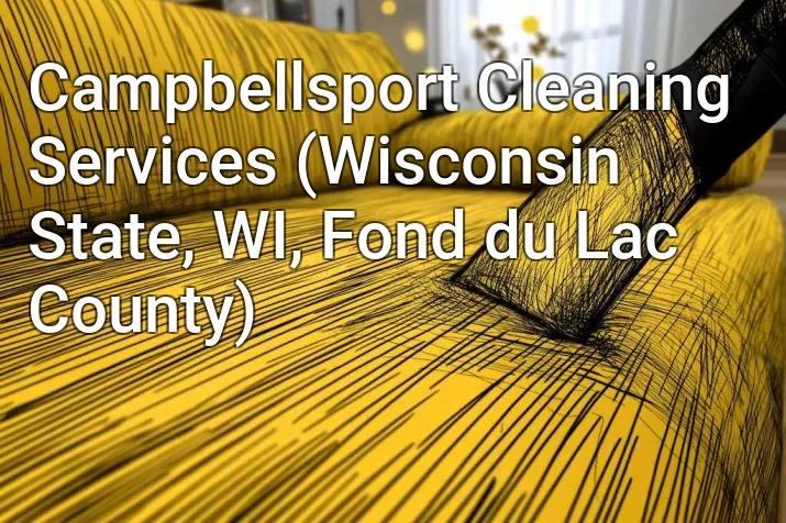 Campbellsport Cleaning Services (Wisconsin State, WI, Fond du Lac County)