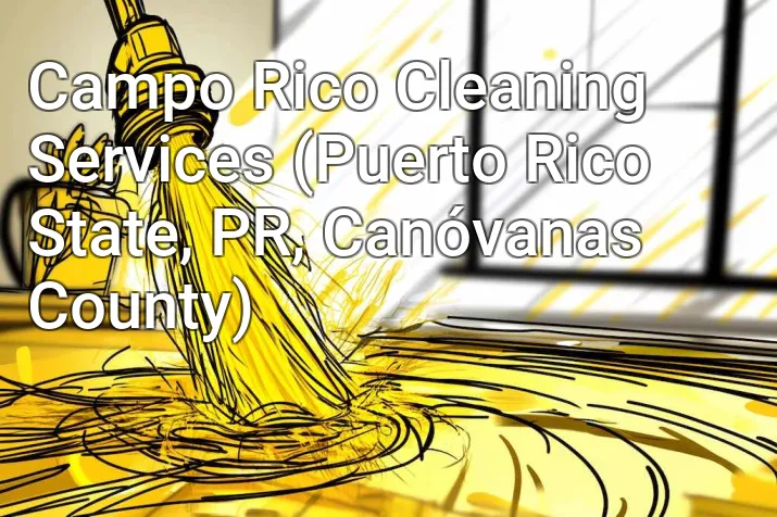 Campo Rico Cleaning Services (Puerto Rico State, PR, Canóvanas County)