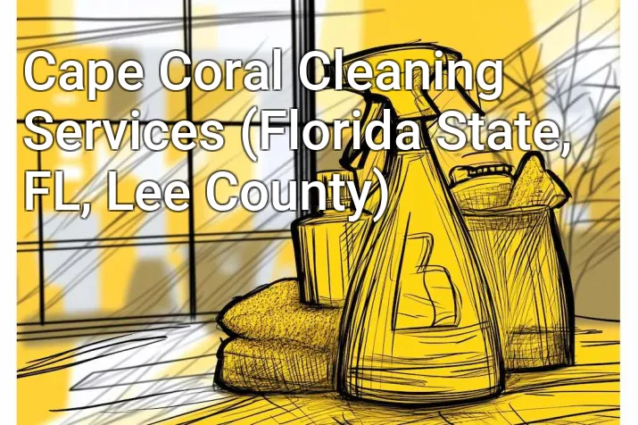 Cape Coral Cleaning Services (Florida State, FL, Lee County)