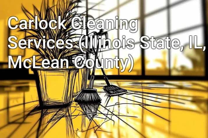 Carlock Cleaning Services (Illinois State, IL, McLean County)
