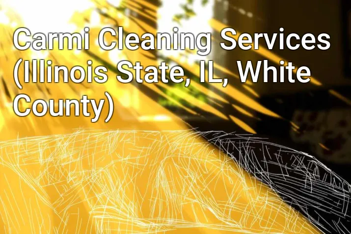 Carmi Cleaning Services (Illinois State, IL, White County)