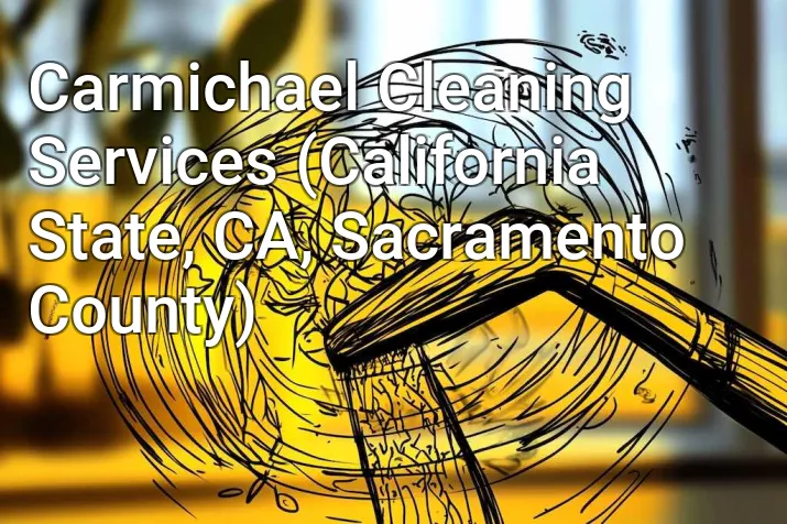 Carmichael Cleaning Services (California State, CA, Sacramento County)