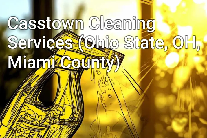 Casstown Cleaning Services (Ohio State, OH, Miami County)