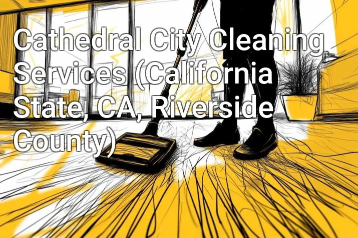 Cathedral City Cleaning Services (California State, CA, Riverside County)
