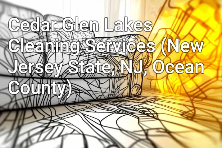 Cedar Glen Lakes Cleaning Services (New Jersey State, NJ, Ocean County)