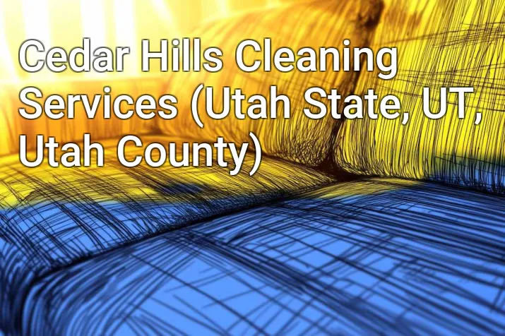 Cedar Hills Cleaning Services (Utah State, UT, Utah County)