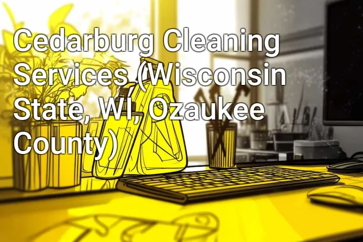 Cedarburg Cleaning Services (Wisconsin State, WI, Ozaukee County)