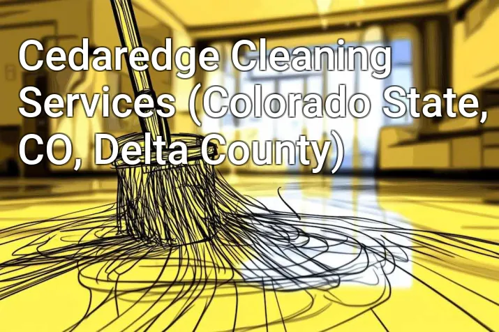 Cedaredge Cleaning Services (Colorado State, CO, Delta County)
