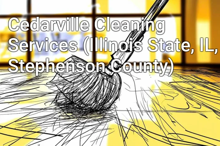 Cedarville Cleaning Services (Illinois State, IL, Stephenson County)