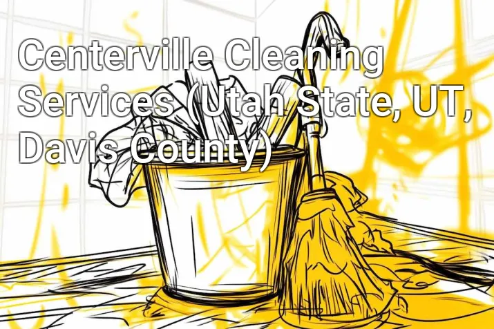 Centerville Cleaning Services (Utah State, UT, Davis County)
