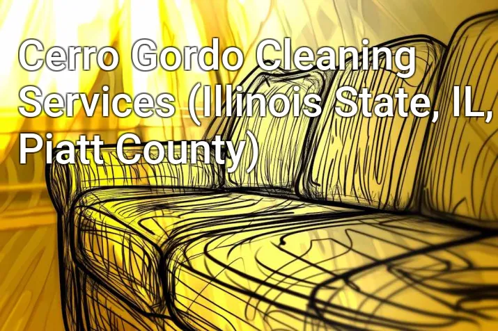 Cerro Gordo Cleaning Services (Illinois State, IL, Piatt County)