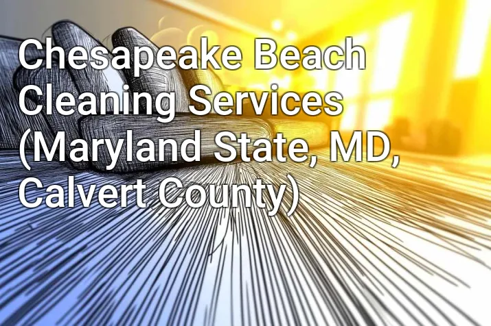 Chesapeake Beach Cleaning Services (Maryland State, MD, Calvert County)