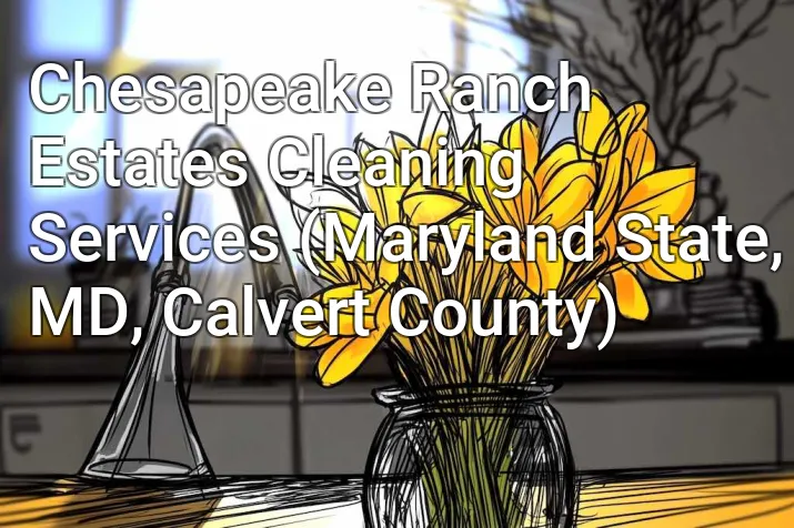 Chesapeake Ranch Estates Cleaning Services (Maryland State, MD, Calvert County)