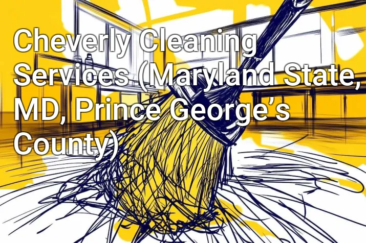 Cheverly Cleaning Services (Maryland State, MD, Prince George’s County)