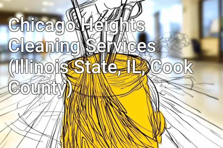 Chicago Heights Cleaning Services (Illinois State, IL, Cook County)