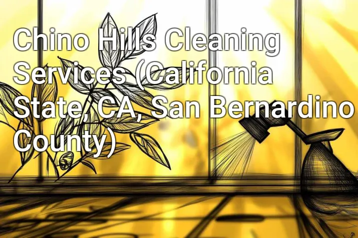 Chino Hills Cleaning Services (California State, CA, San Bernardino County)