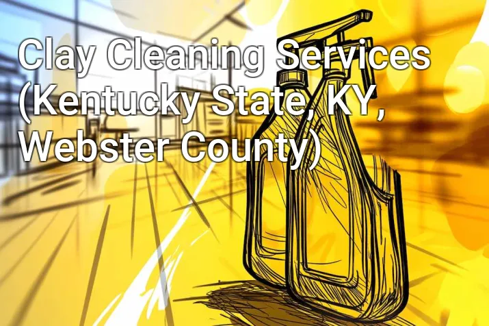 Clay Cleaning Services (Kentucky State, KY, Webster County)