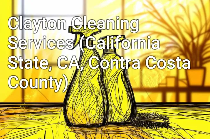 Clayton Cleaning Services (California State, CA, Contra Costa County)
